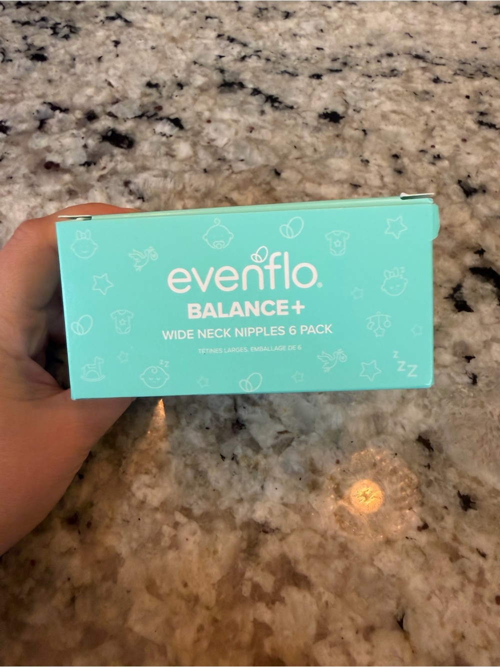 6 Evenflo Balance+ Wide Medium Neck Nipples